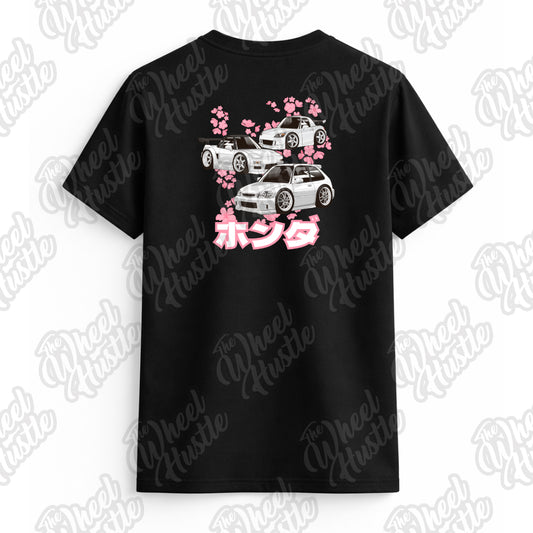 Chibi "EK9 NSX S2K" Cherry Blossom T-Shirt